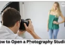 How to Open a Photography Studio